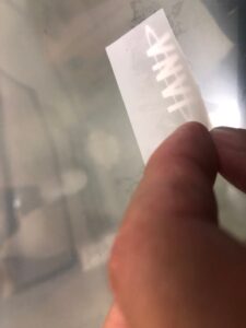 少量轉印貼紙 少量轉印貼紙 白墨