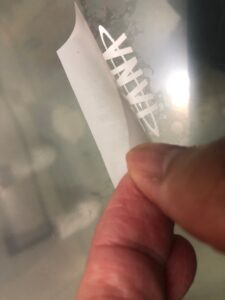 少量轉印貼紙 少量轉印貼紙 白墨
