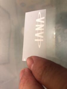 少量轉印貼紙 少量轉印貼紙 白墨