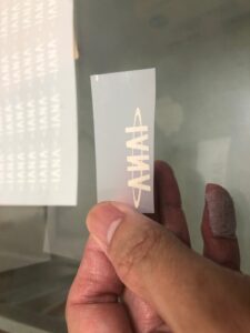 少量轉印貼紙 少量轉印貼紙 白墨